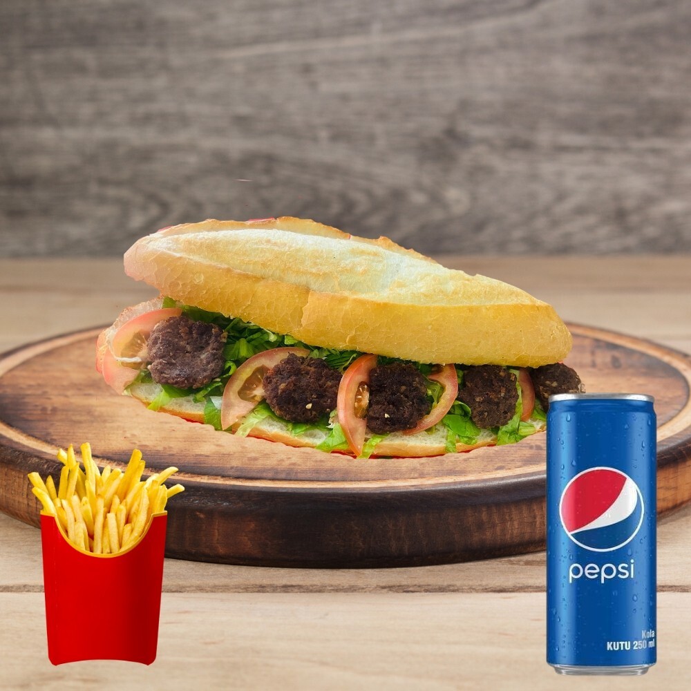 Tam Ekmek Kasap Köfte Menü