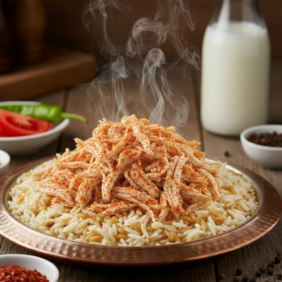 Plus Tatlı Biber Baharatlı Tavuk Pilav Menü