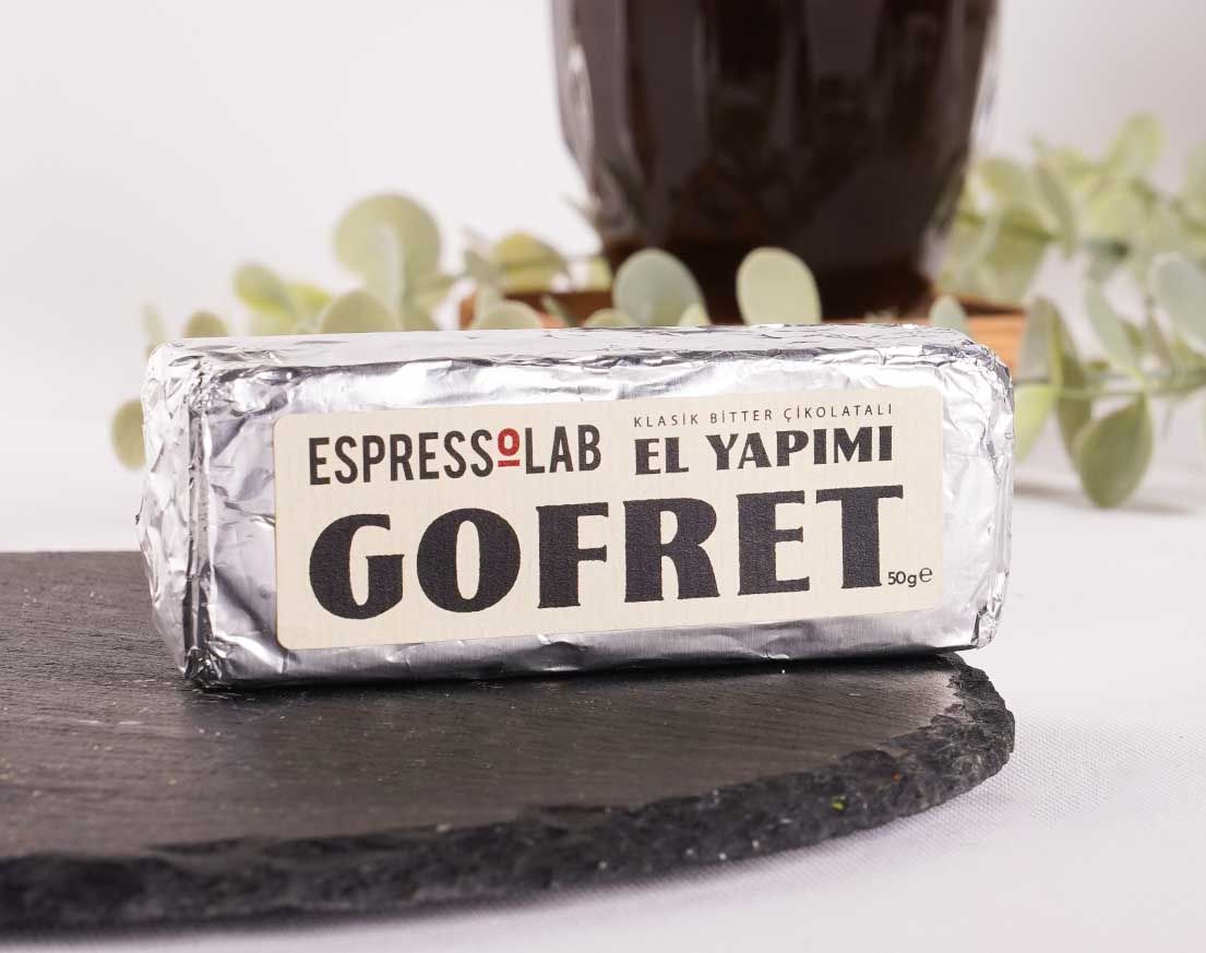 Bitter Çikolatalı El Yapımı Gofret