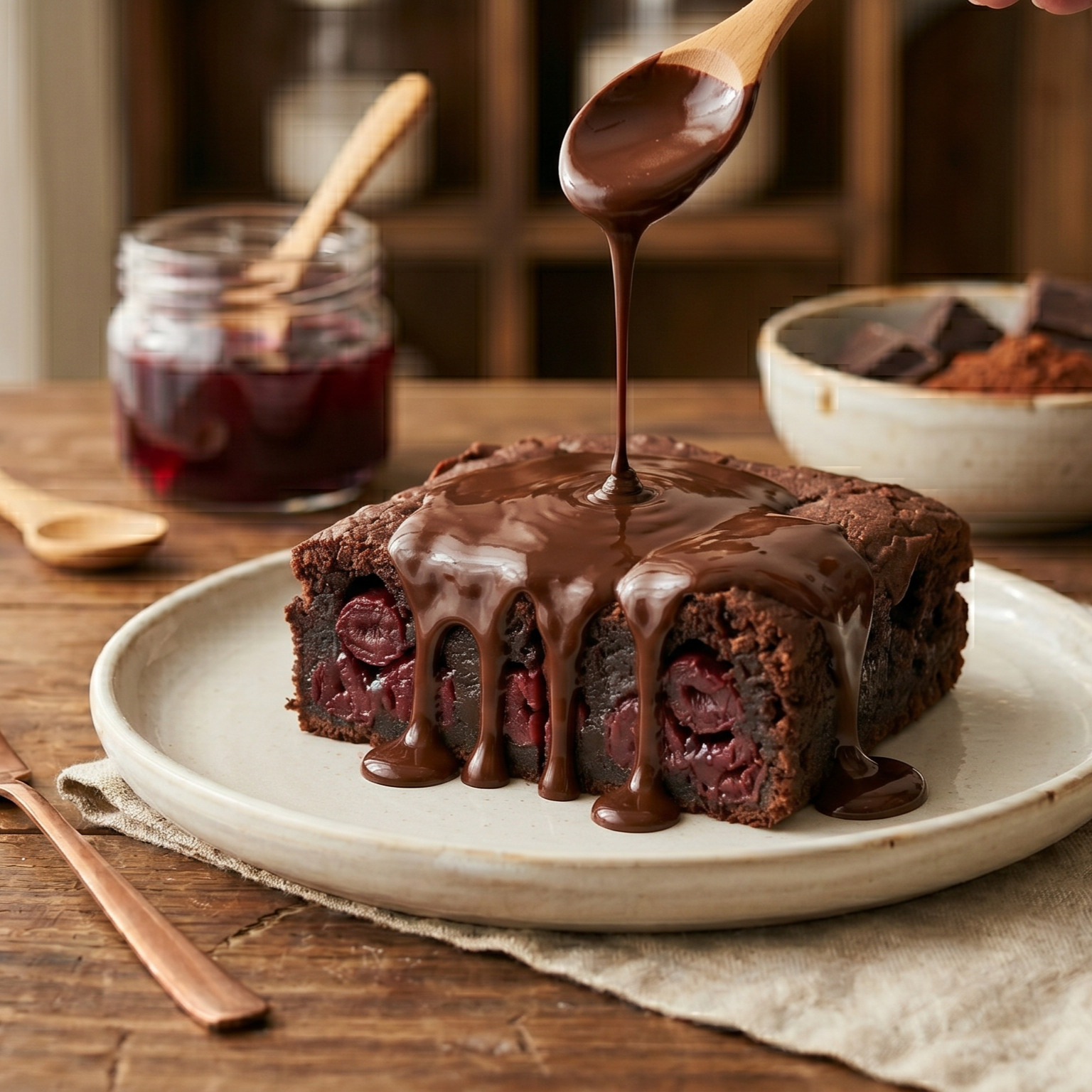 Vişneli Brownie
