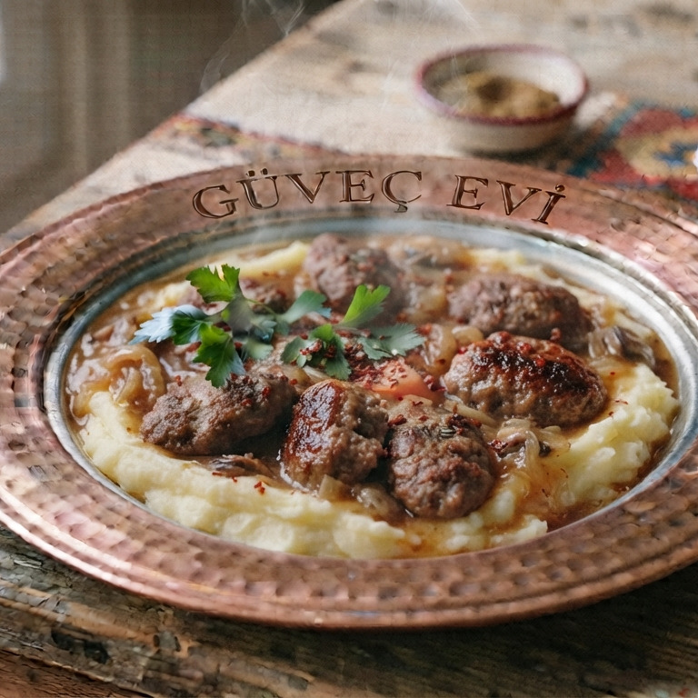 Güveç Evi’nden Püreli Rosto Köfte