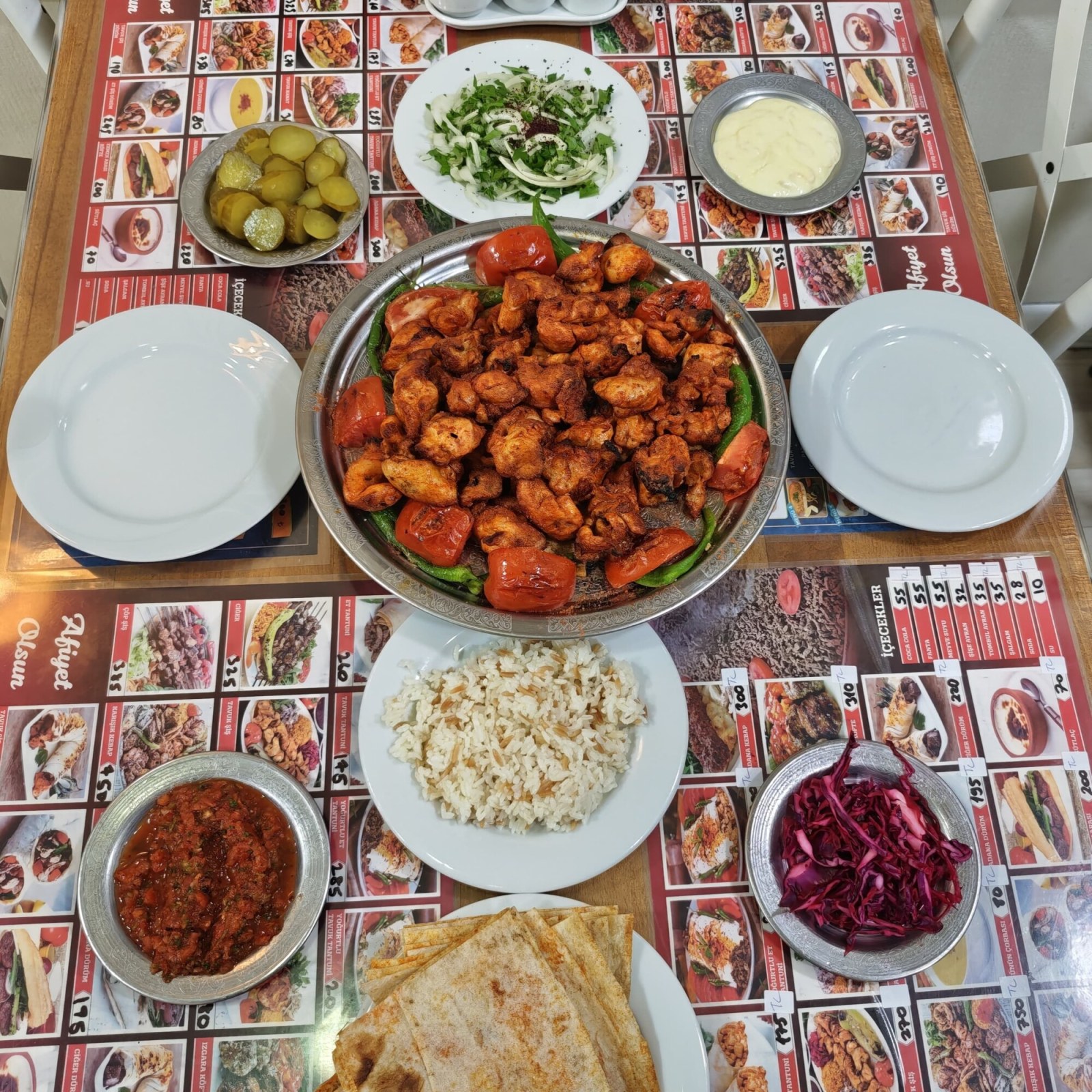 1 Kg Tavuk Şiş