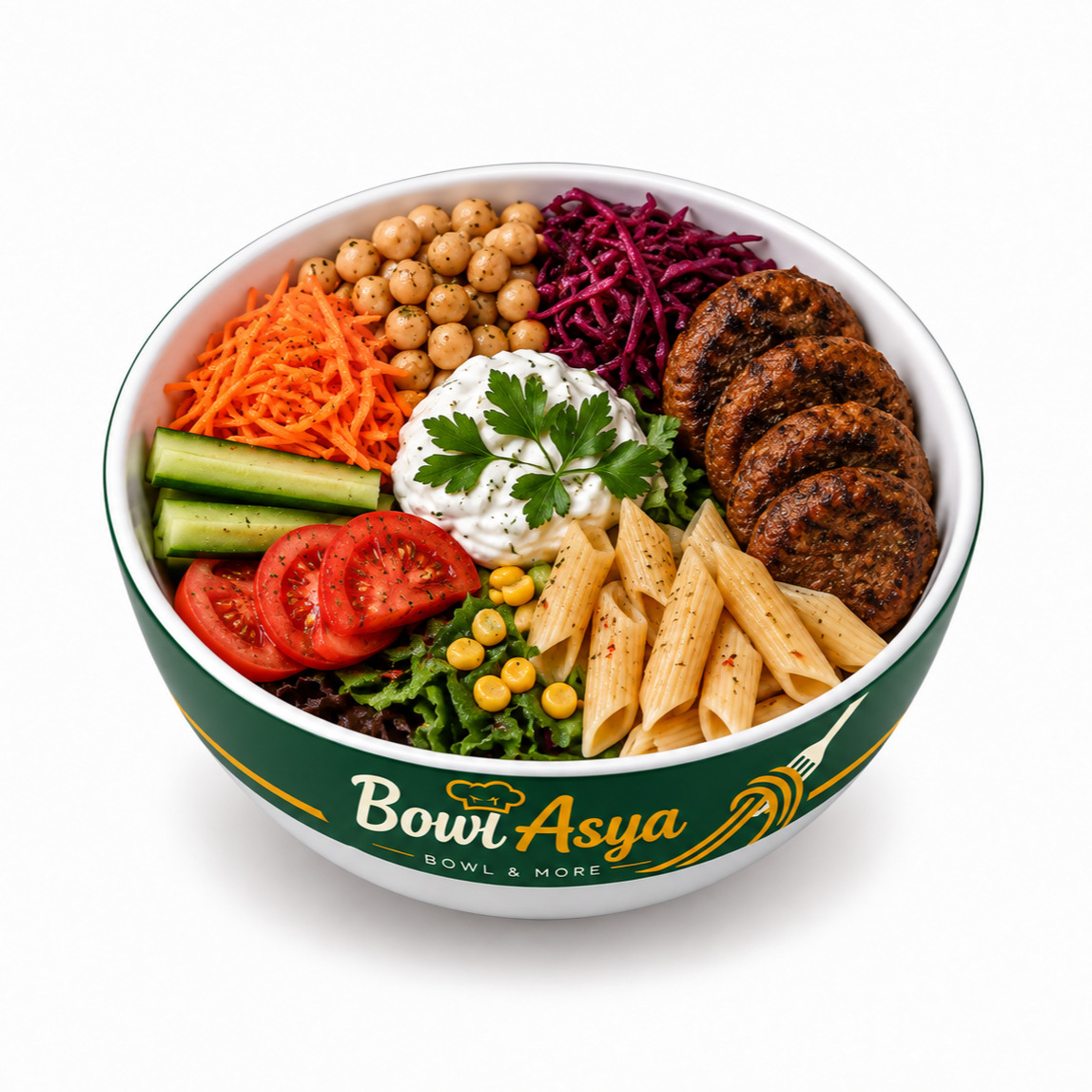 Izgara Köfte & Penne Bowl