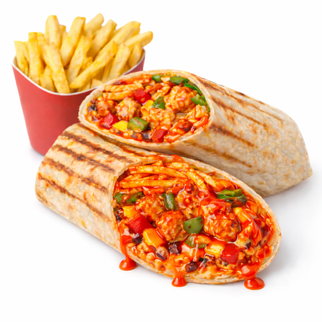 Sriracha Soslu Wrap