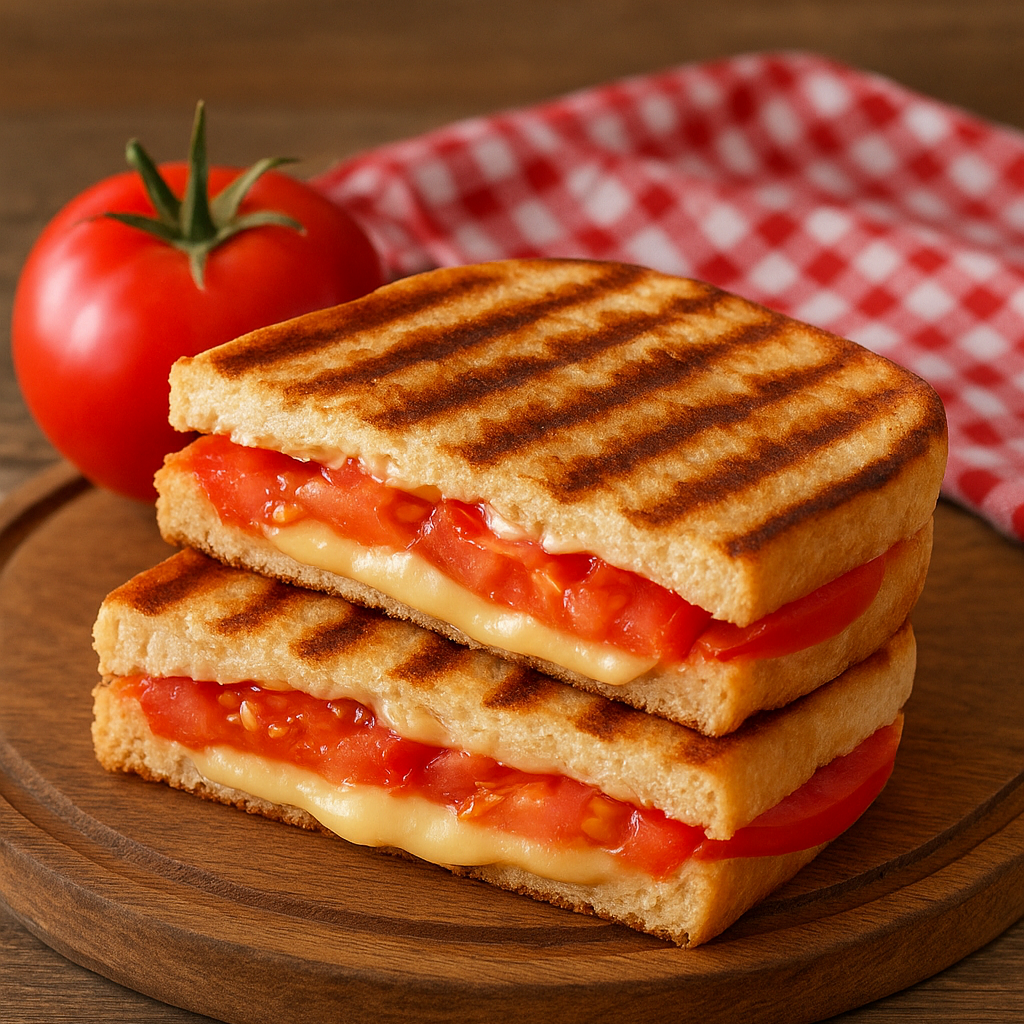 Domatesli Bazlama Tost