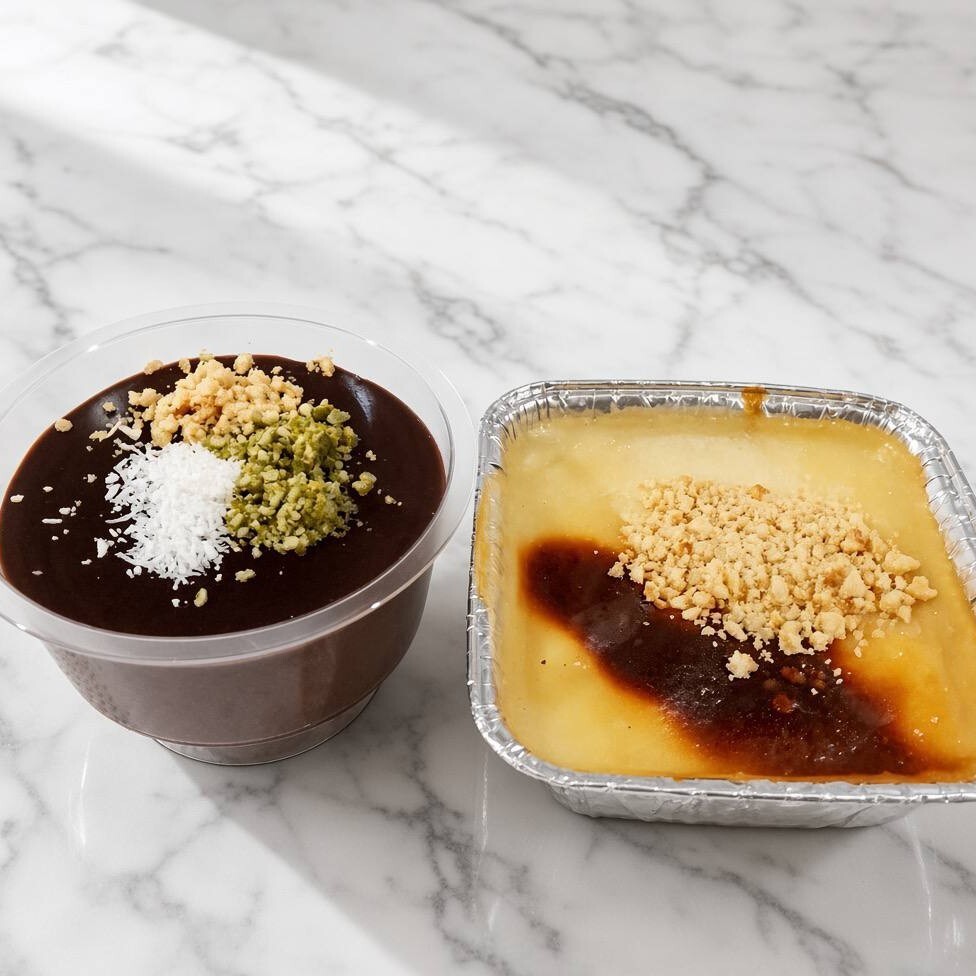 Puding ile Sütlaç Tatlısı