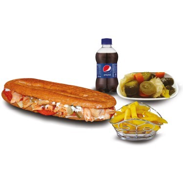 Tavuk Döner Tost Menü