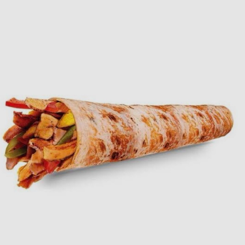 Mega Tavuk Döner Dürüm (30 cm) Menü