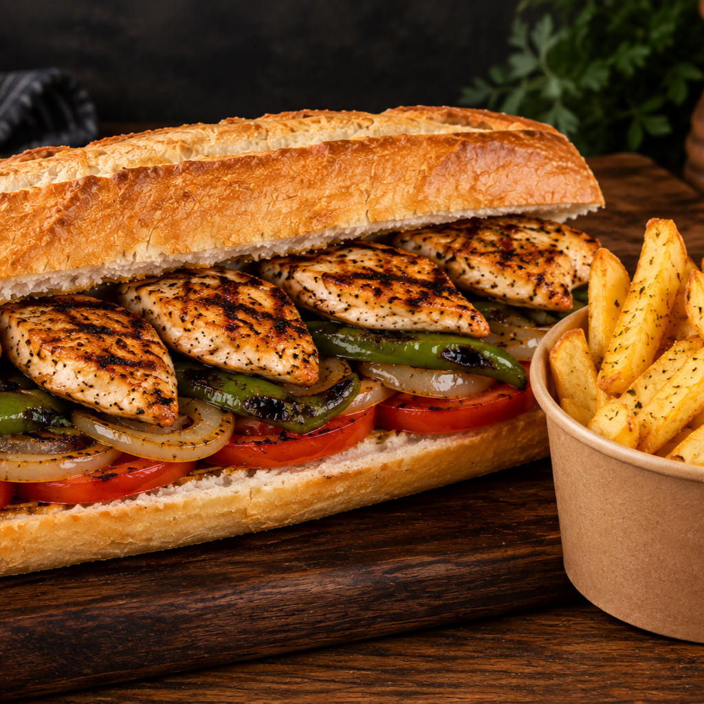 Tam Ekmek Arası Izgara Tavuk Menü