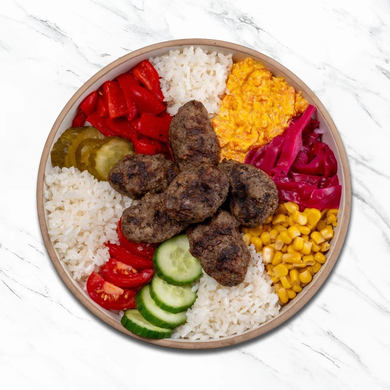 Izgara Köfte Pilav Kasesi
