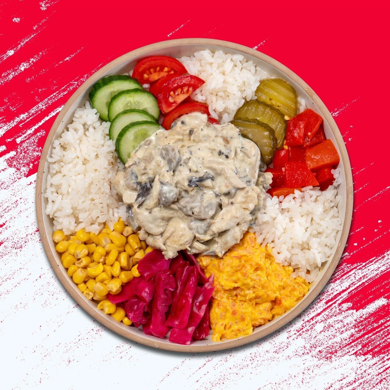 Kremalı Tavuk Pilav Üstü Harikası