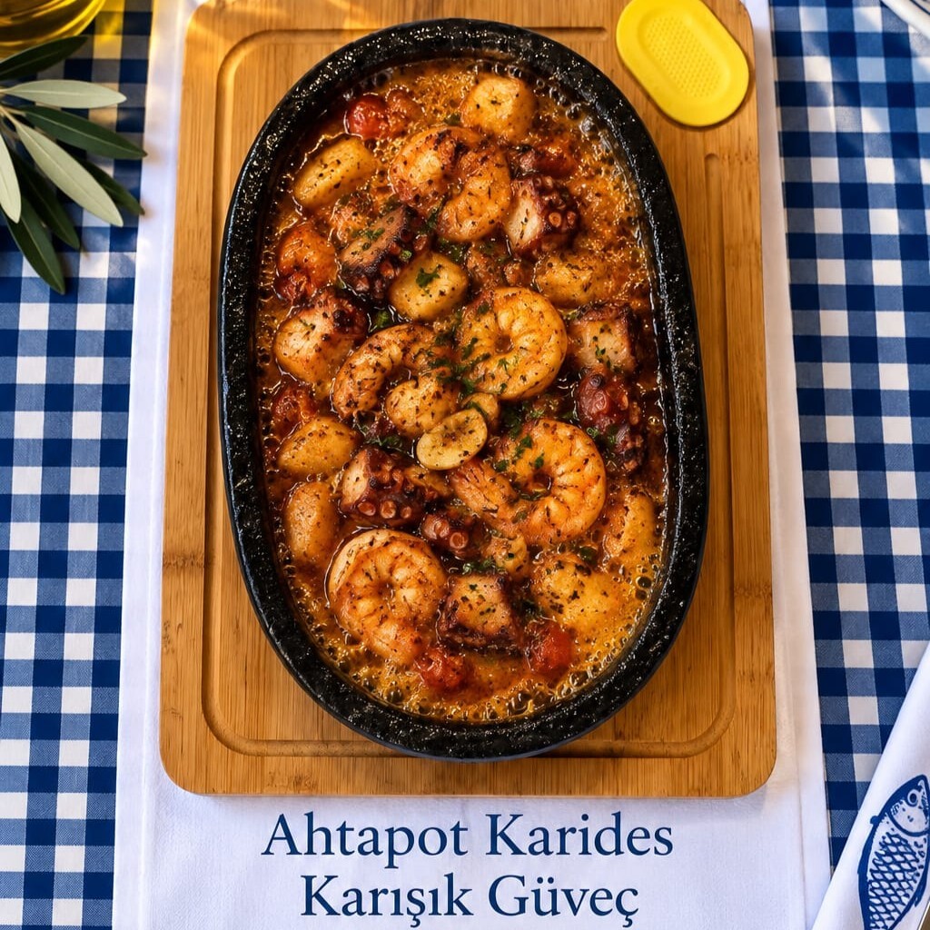 Karışık Güveç (Ahtapot ve Karides)