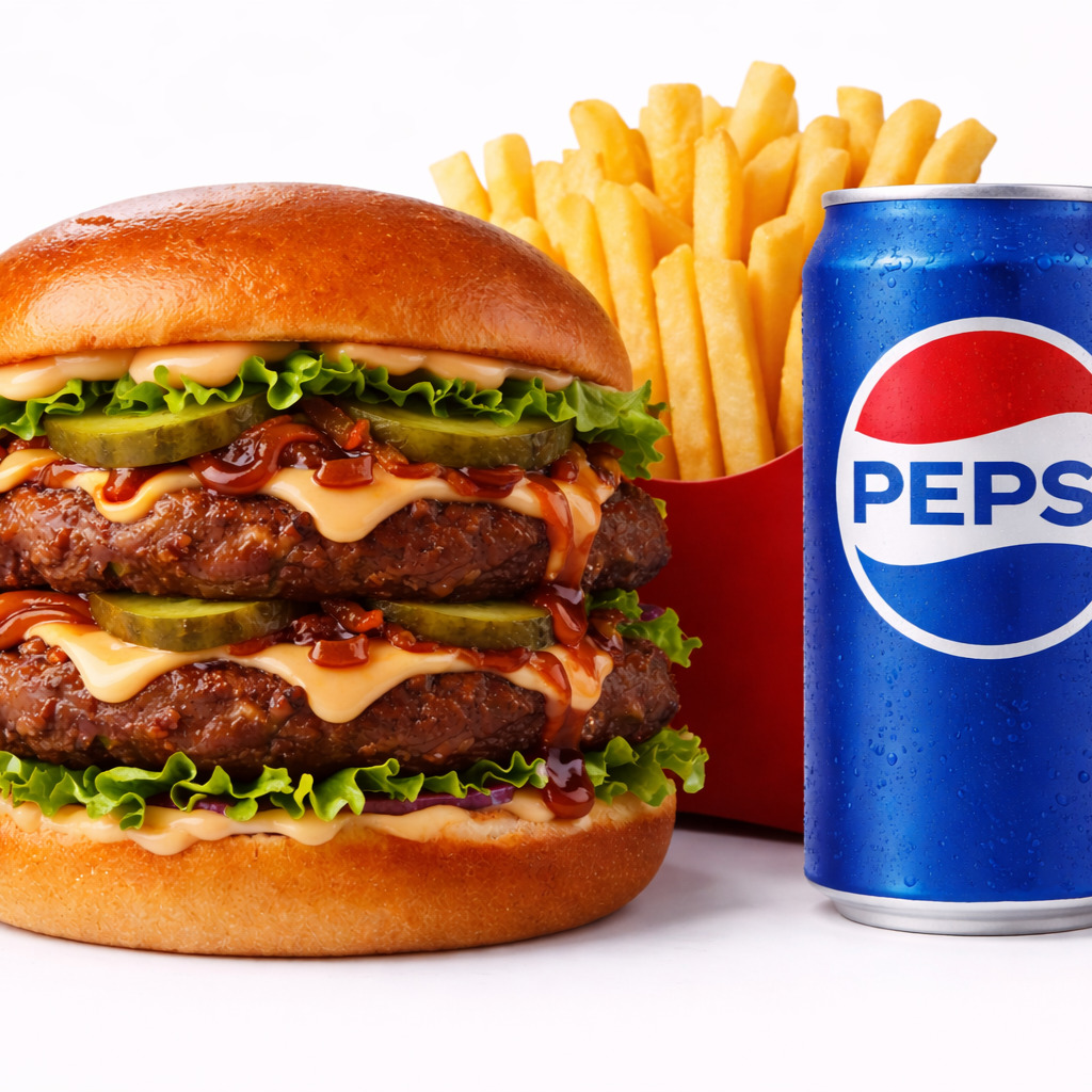 Dubleks Mr Barbekü Burger Menü