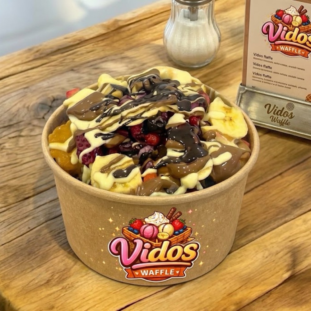 Orman Meyveli Bowl Waffle (Dilimlenmiş Hamur)