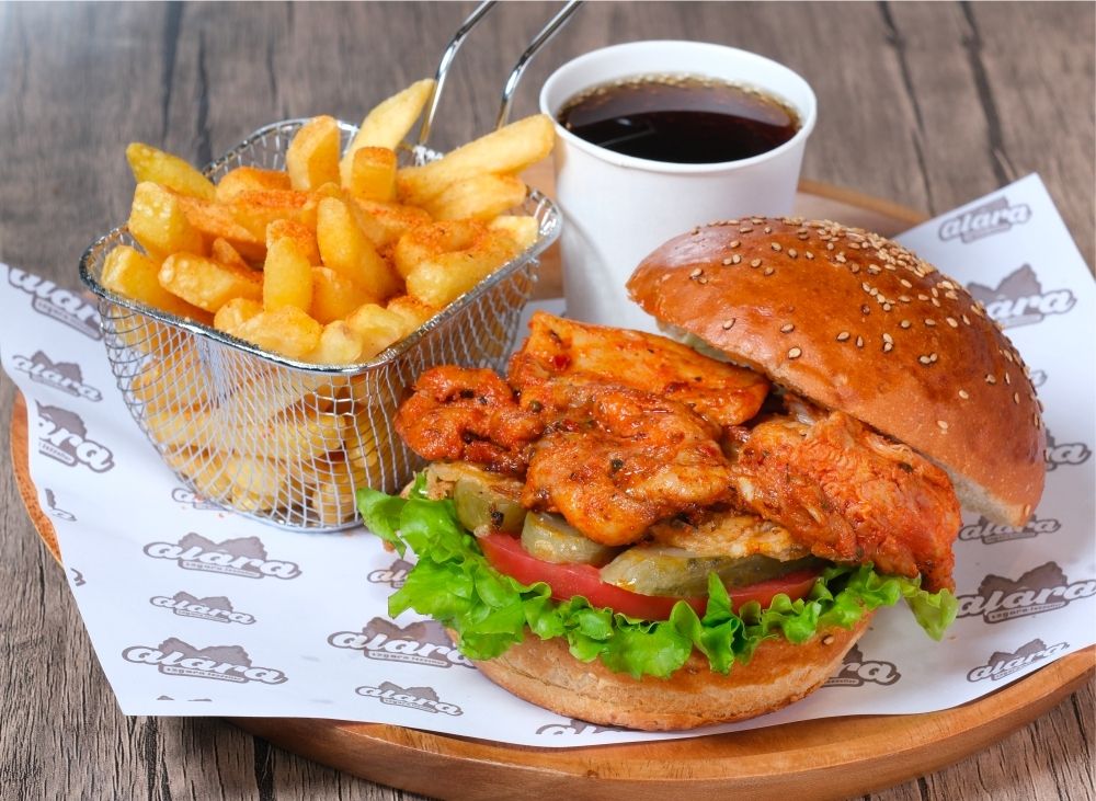 But Burger Menü