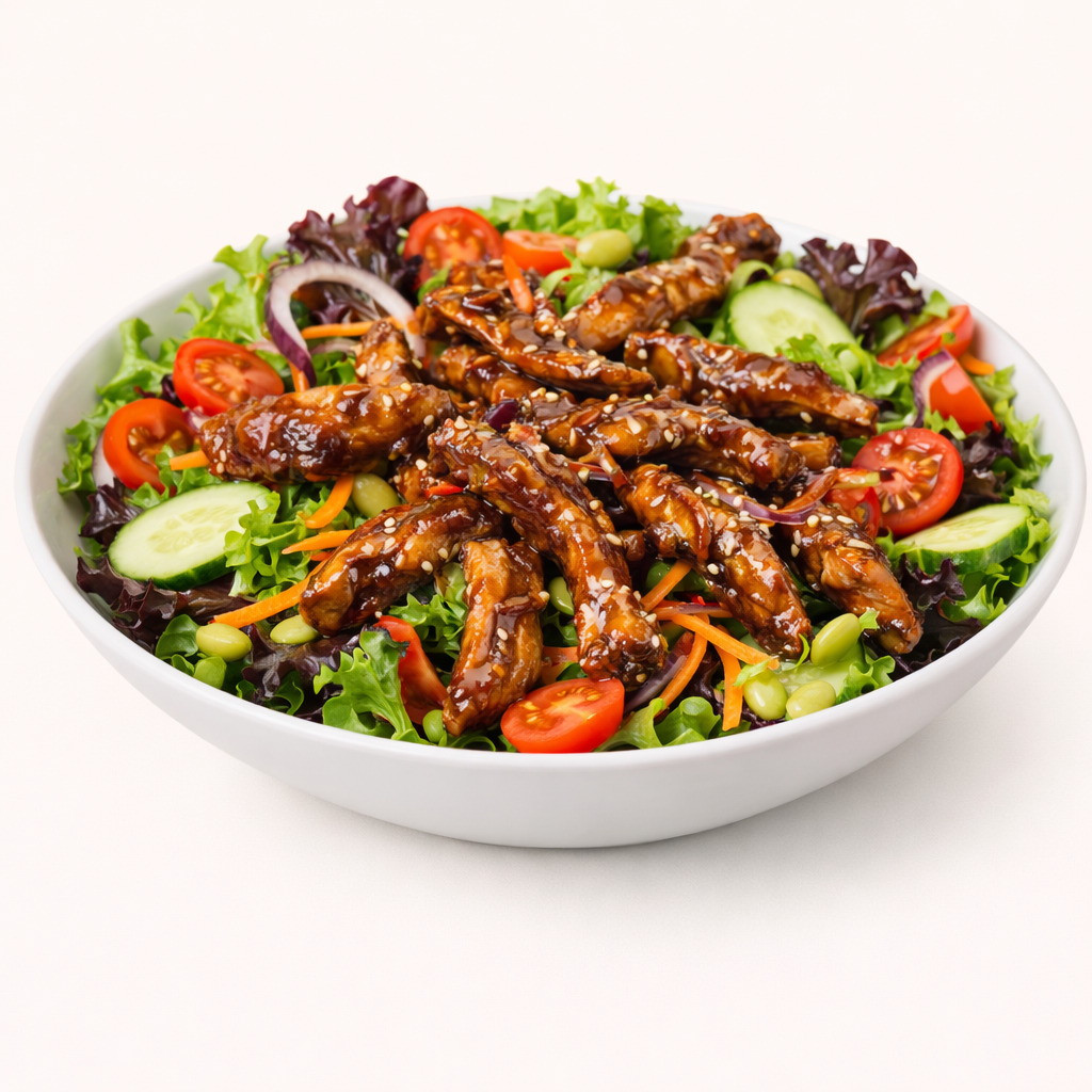 Soya Soslu Tavuklu Salata