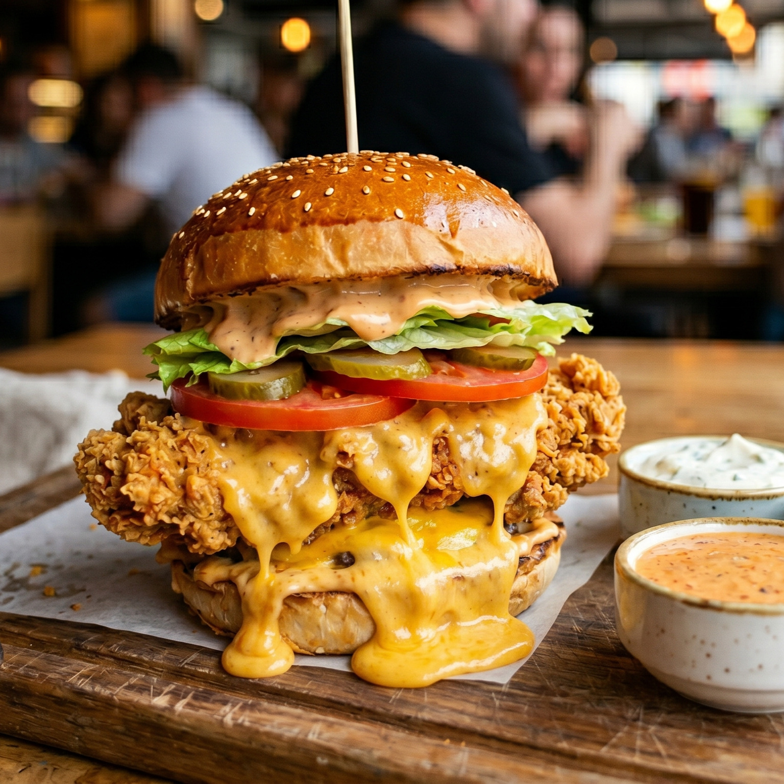 Chick Cheese Burger