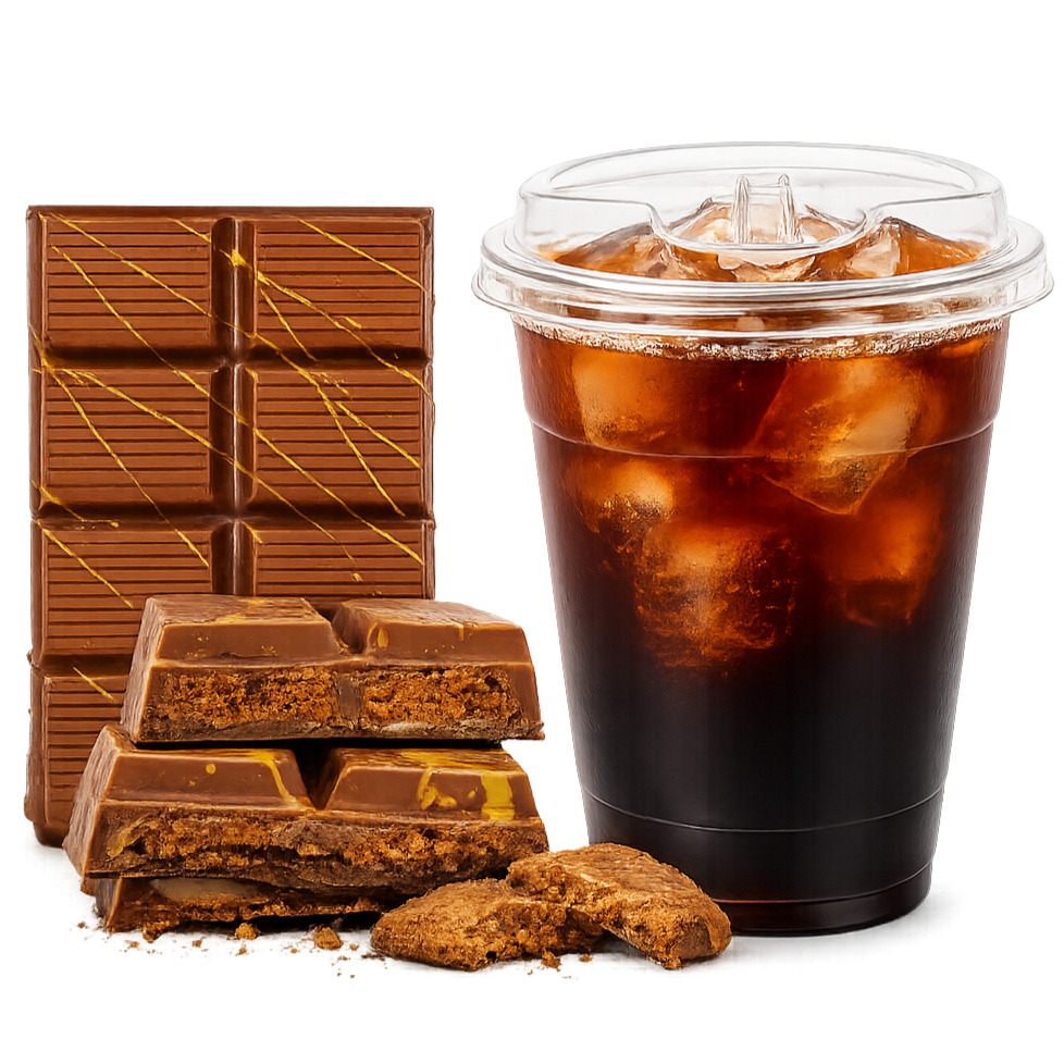 Lotus Biscoff Dolgulu Tablet Çikolata + İçecek Menü
