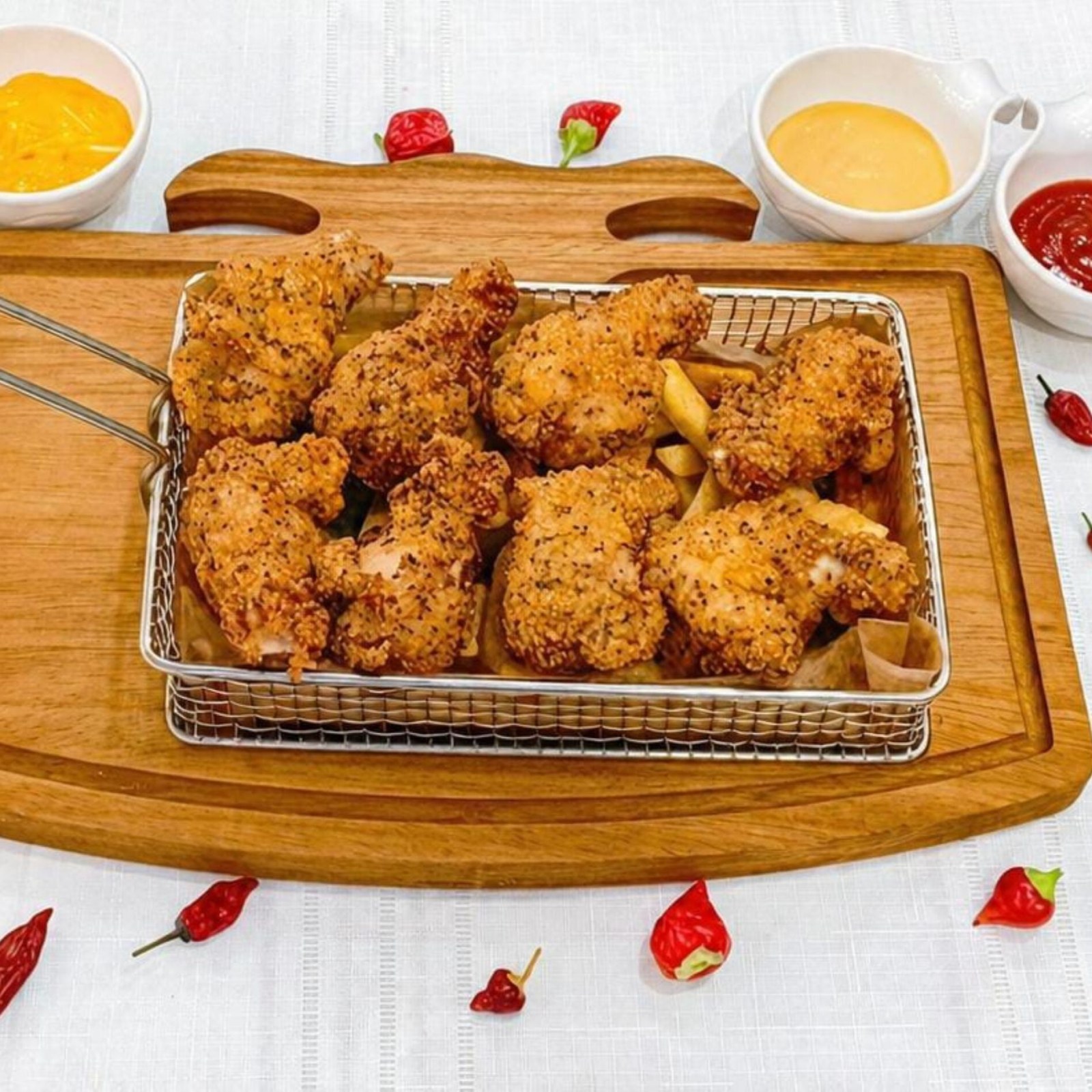 Chia Tohumlu Chicken Wings (8 Adet)