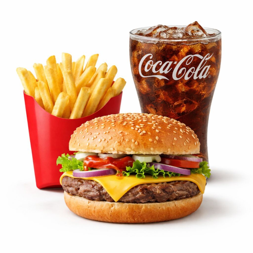 Cheeseburger Menü