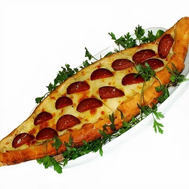 Sucuklu Kaşarlı Pide
