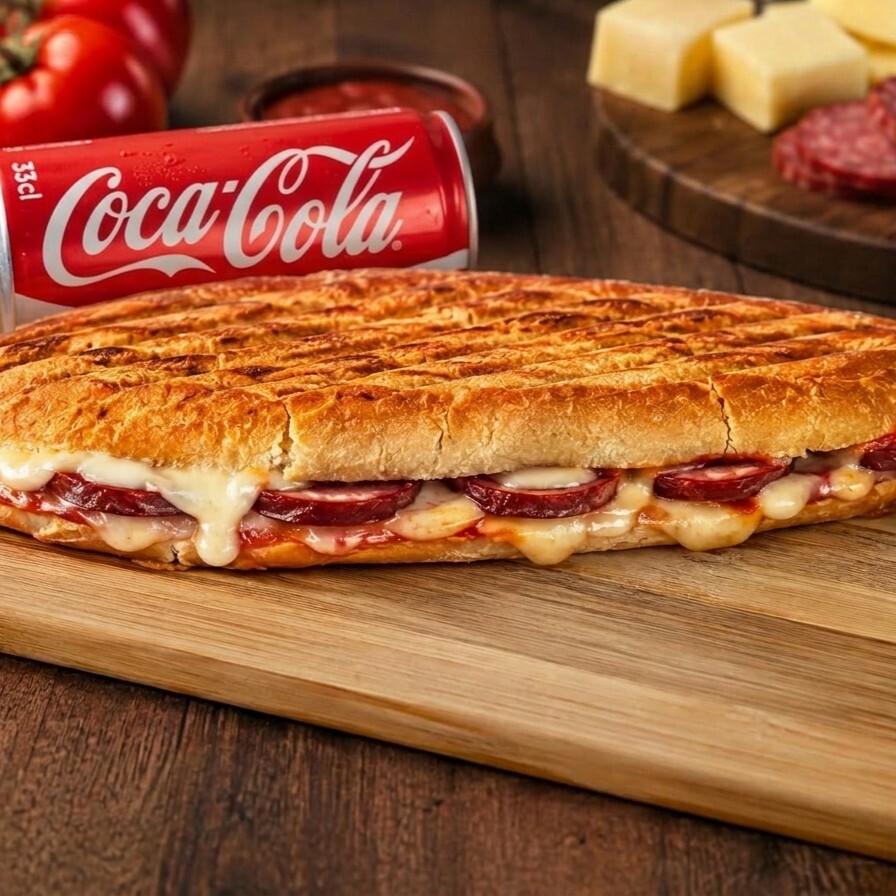 Karışık Sanayi Tostu + Coca-Cola
