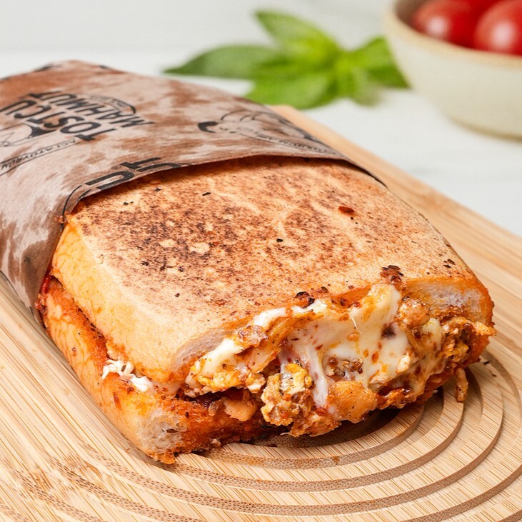 tavuk kaşarlı tost