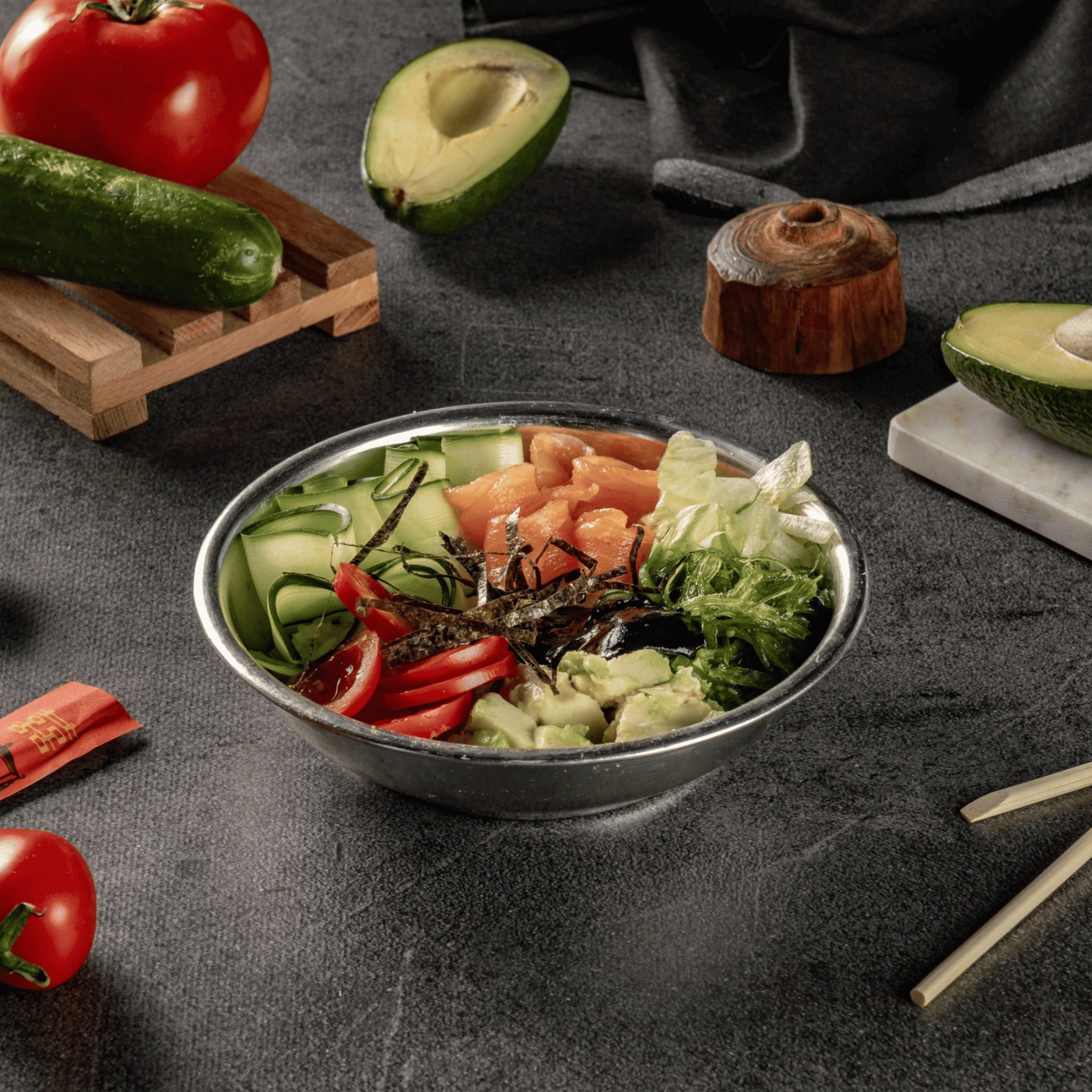 Poke Salmon