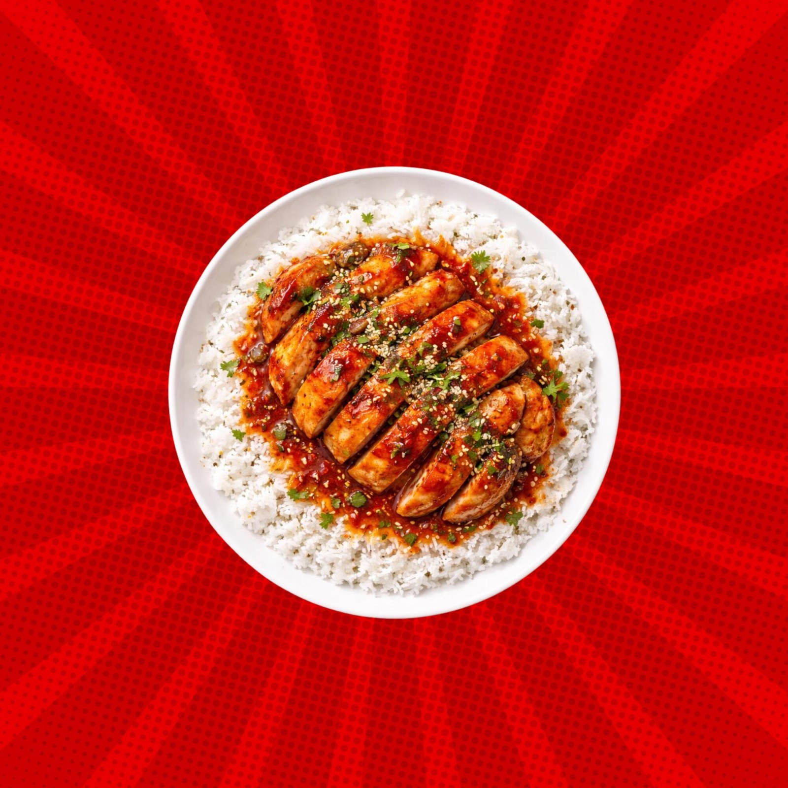 Barbekü Tavuklu Pilav