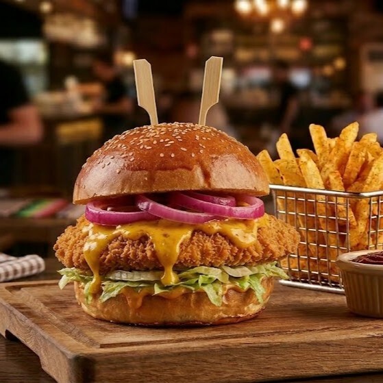 Ballı Hardal Tavuk Burger Menü