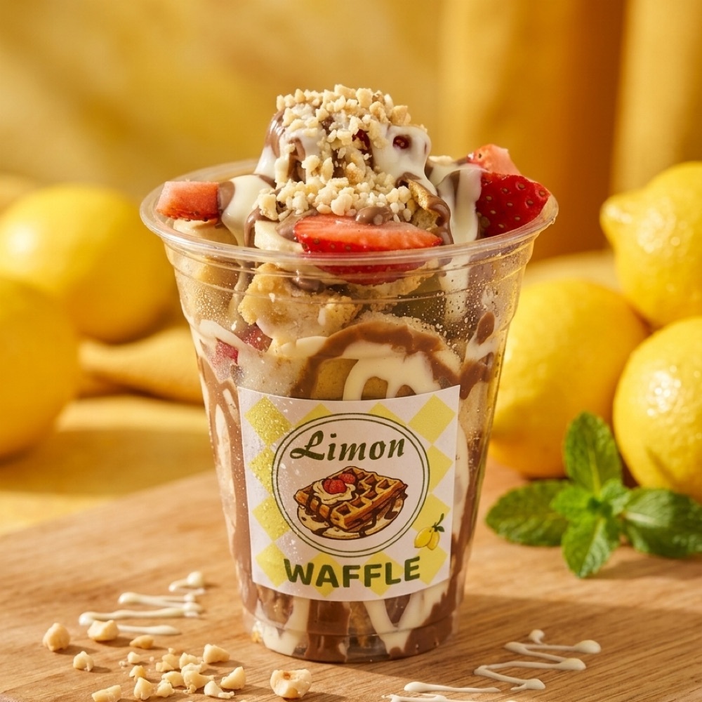 Sütlü Şahane Bardak Waffle