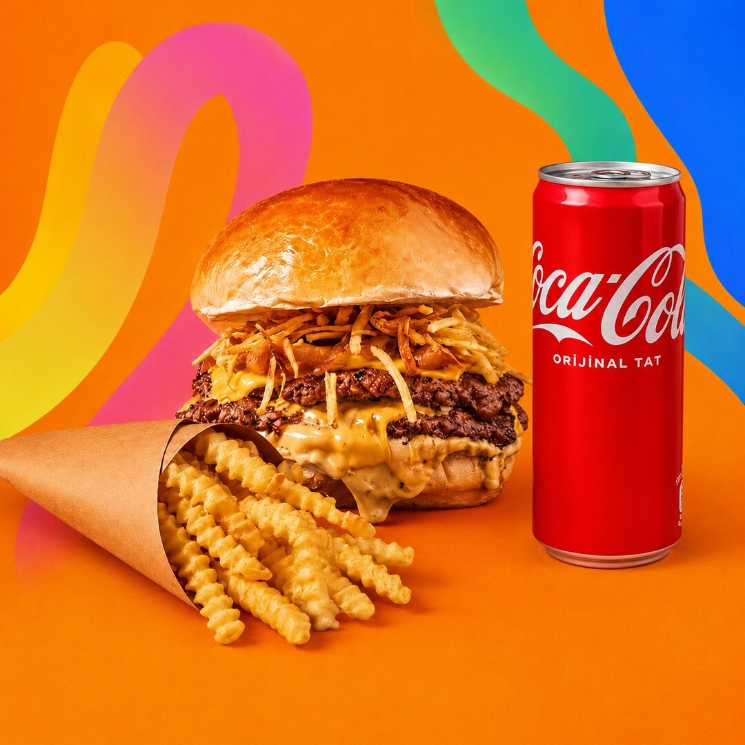 Smash Burger & Coca Cola Menü