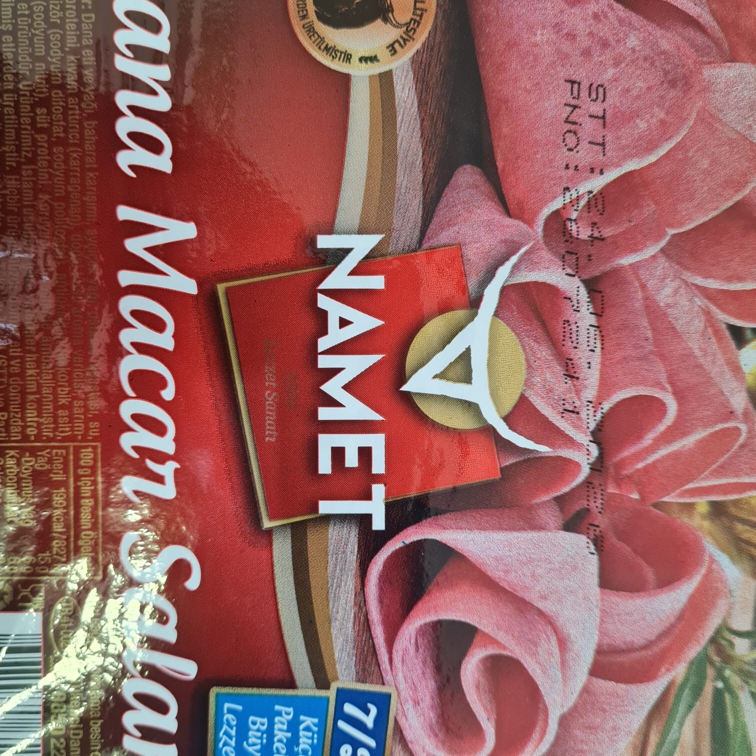 Namet Dana Aç Bitir Salam 50 Gr