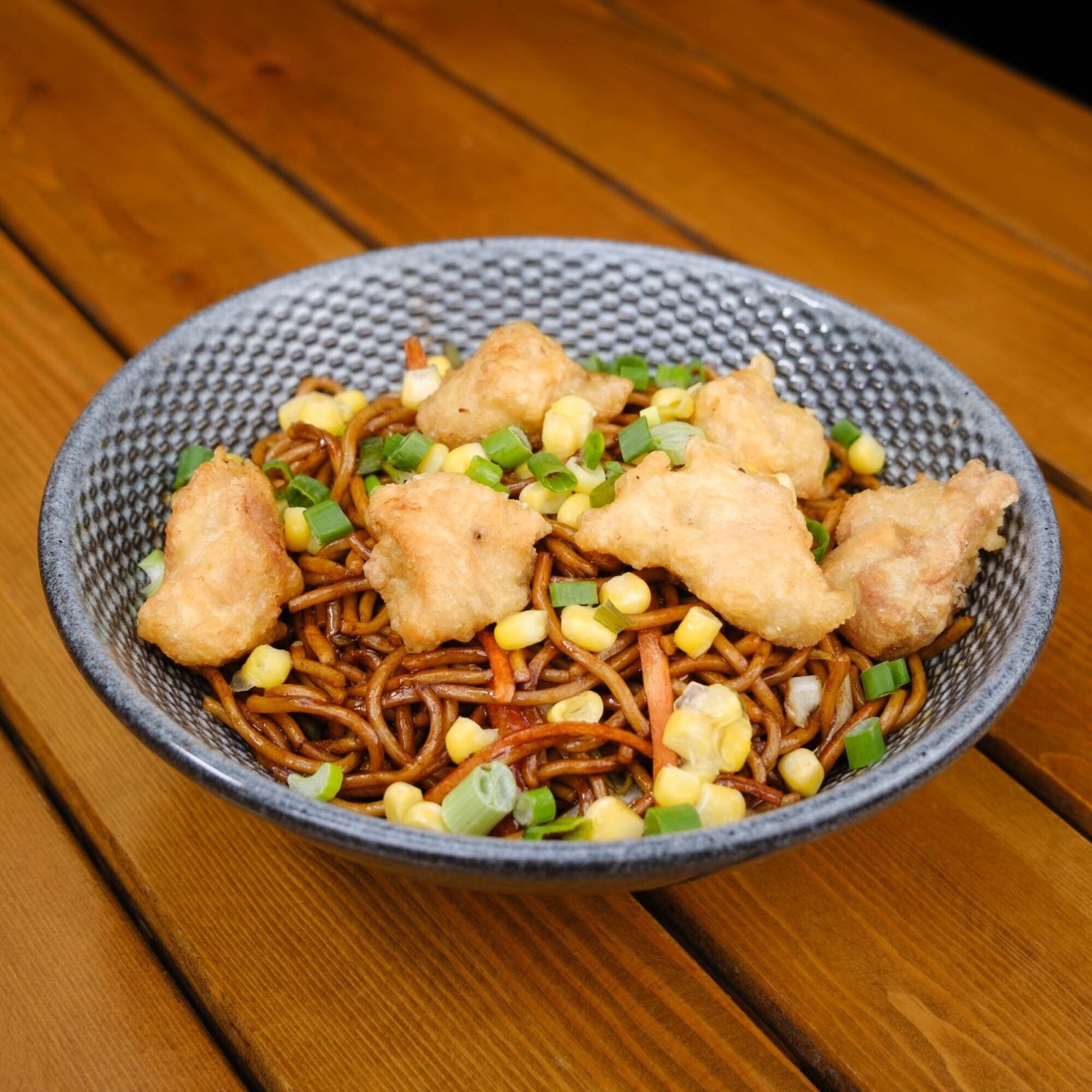 Çıtır Tavuklu Mısırlı Noodle