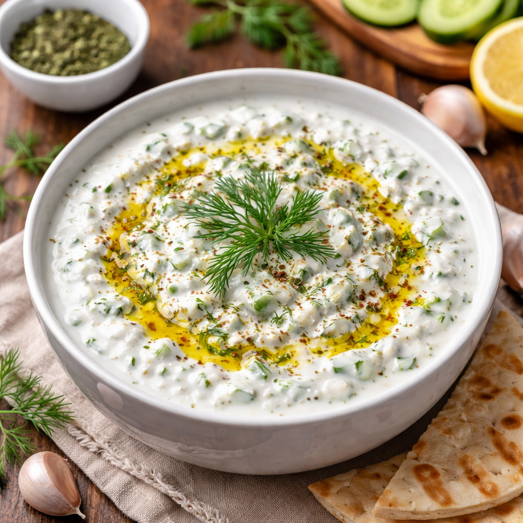 Cacık (İsteğe Bağlı 1 Diş Sarımsak)