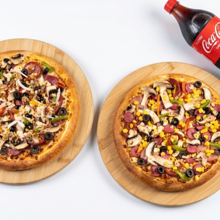 2 Orta Pizza Menü