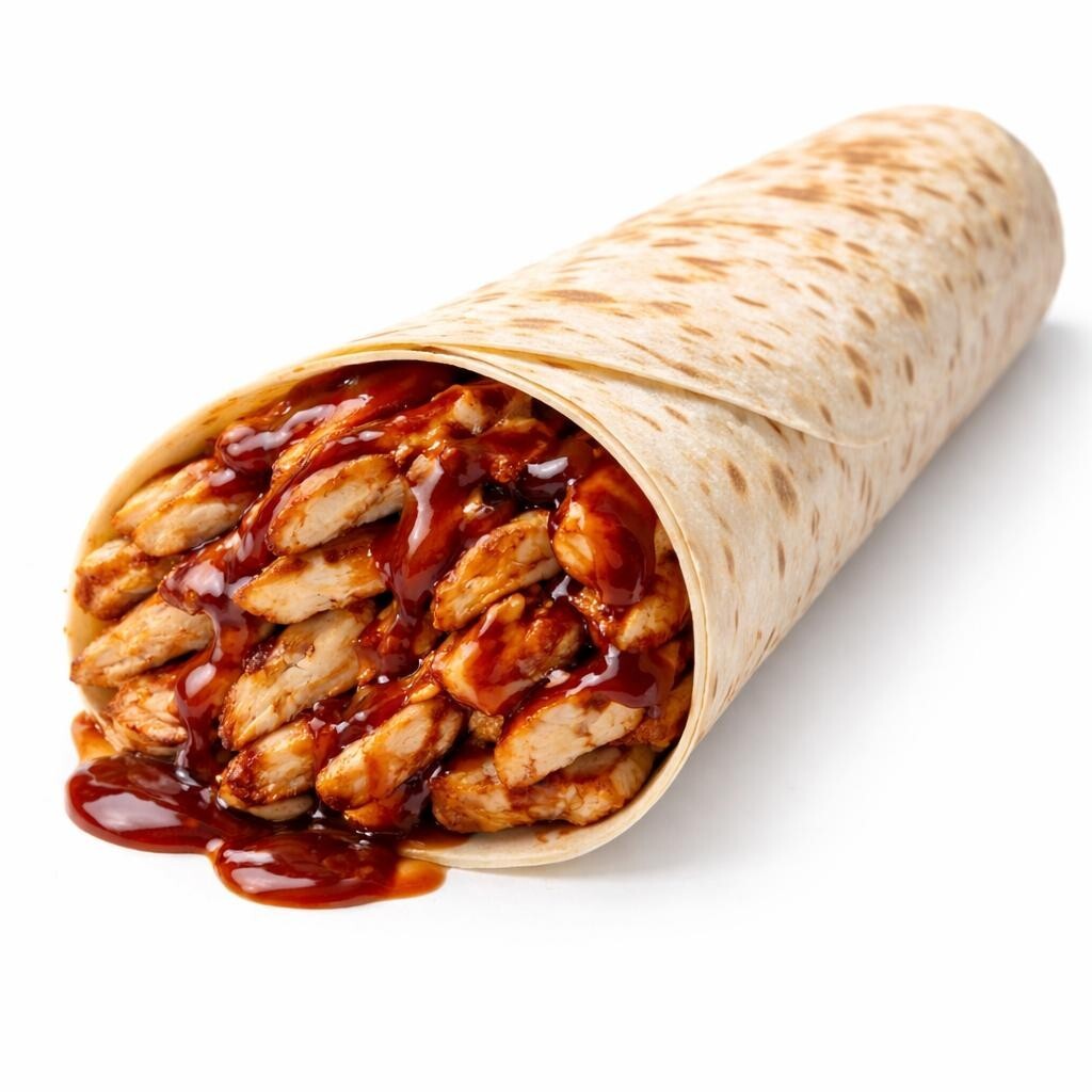 Barbekü Soslu Mega Tavuk Döner Dürüm