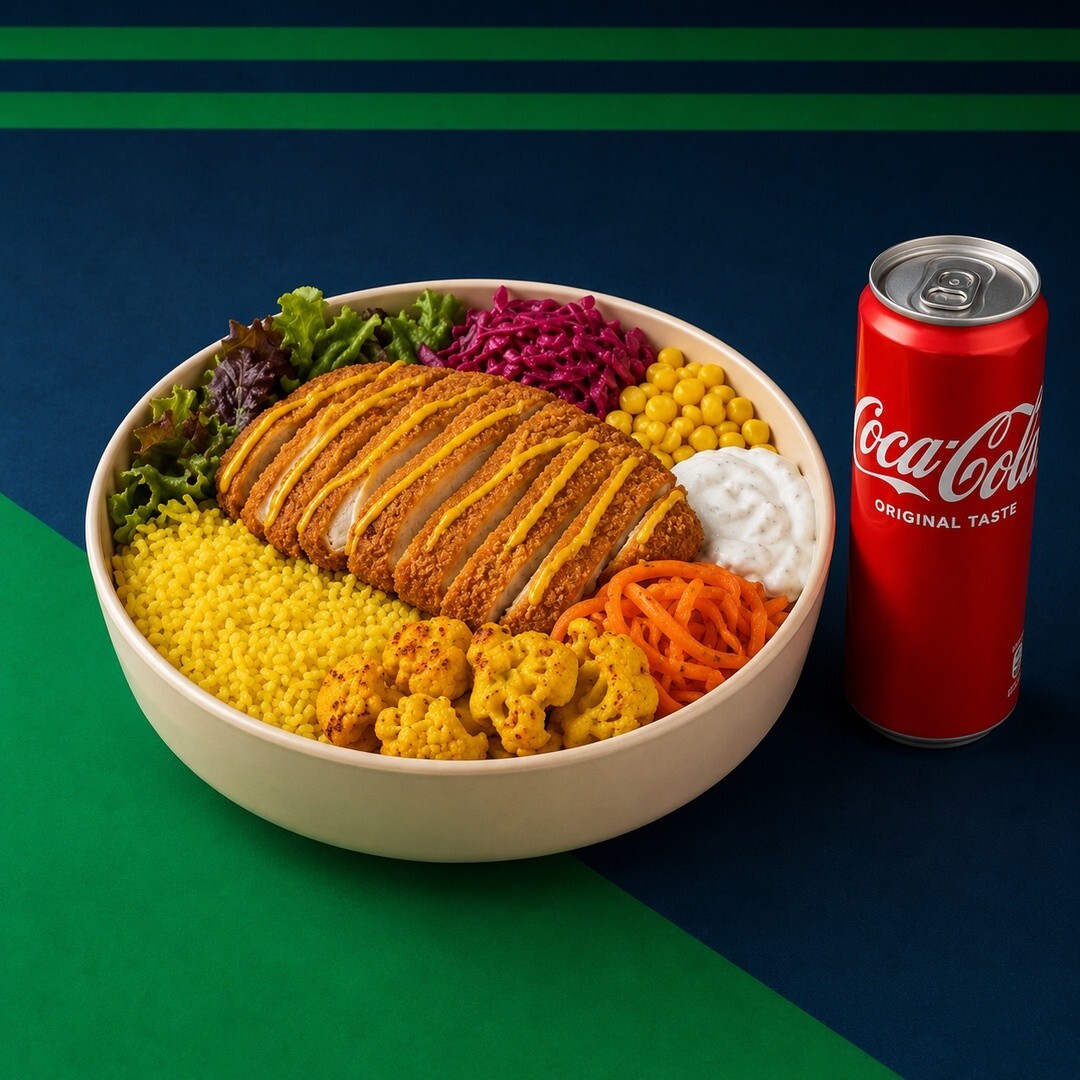 Chicken Katsu Bowl & Dilediğin Coca-Cola (25 cl.)