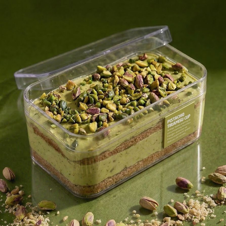 Pistachio Tiramisu Cup
