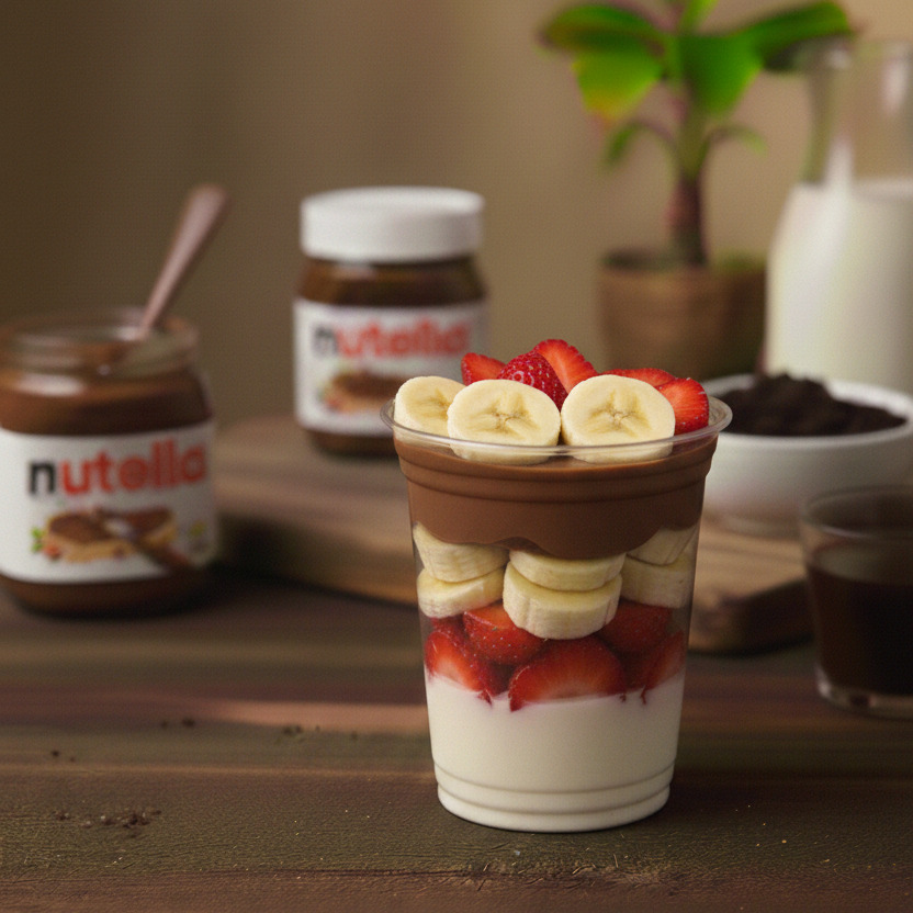 (10oz) Nutella & Çilek & Muz Mag