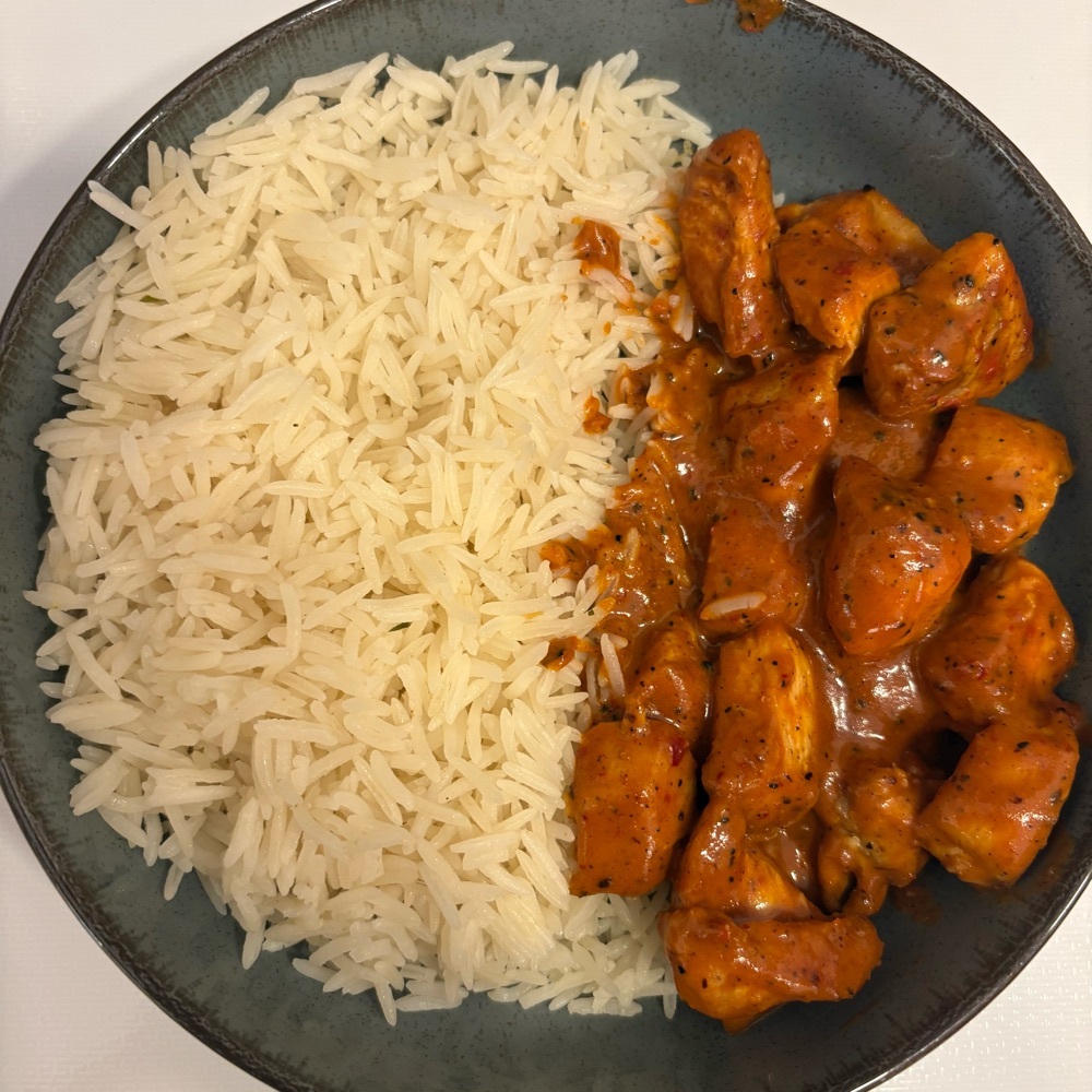 Köz Soslu Tavuk & Basmati Pilav