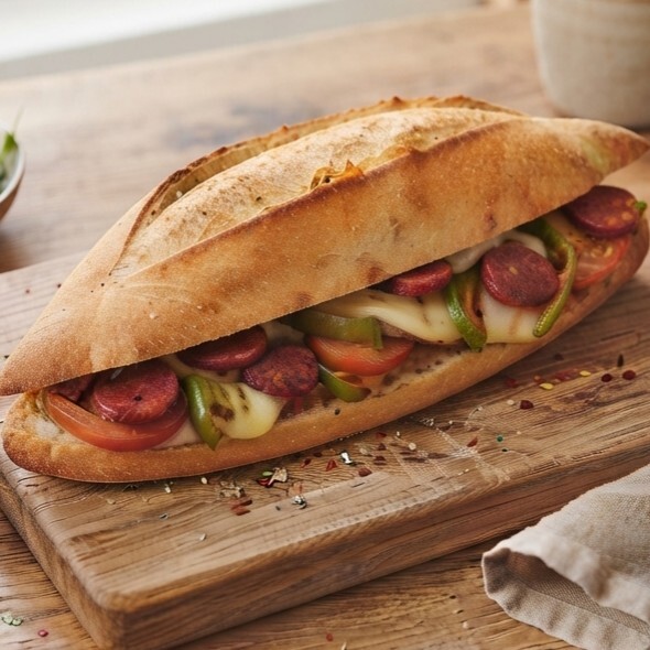 Sebzeli Tost
