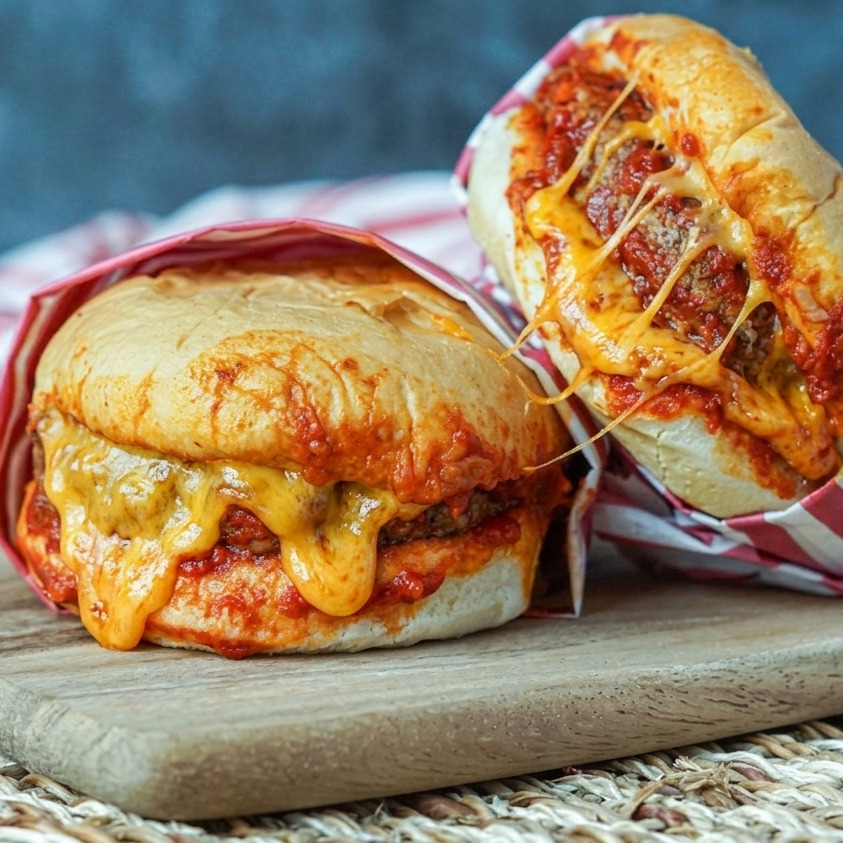 Cheddar Peynirli Islak Hamburger