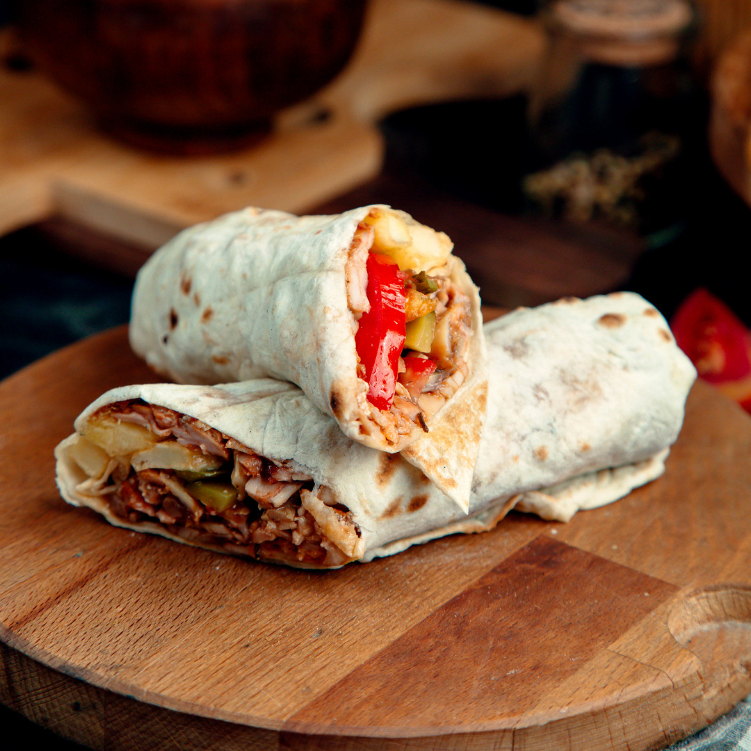 Cheddarlı Sarımsak Döner Dürüm