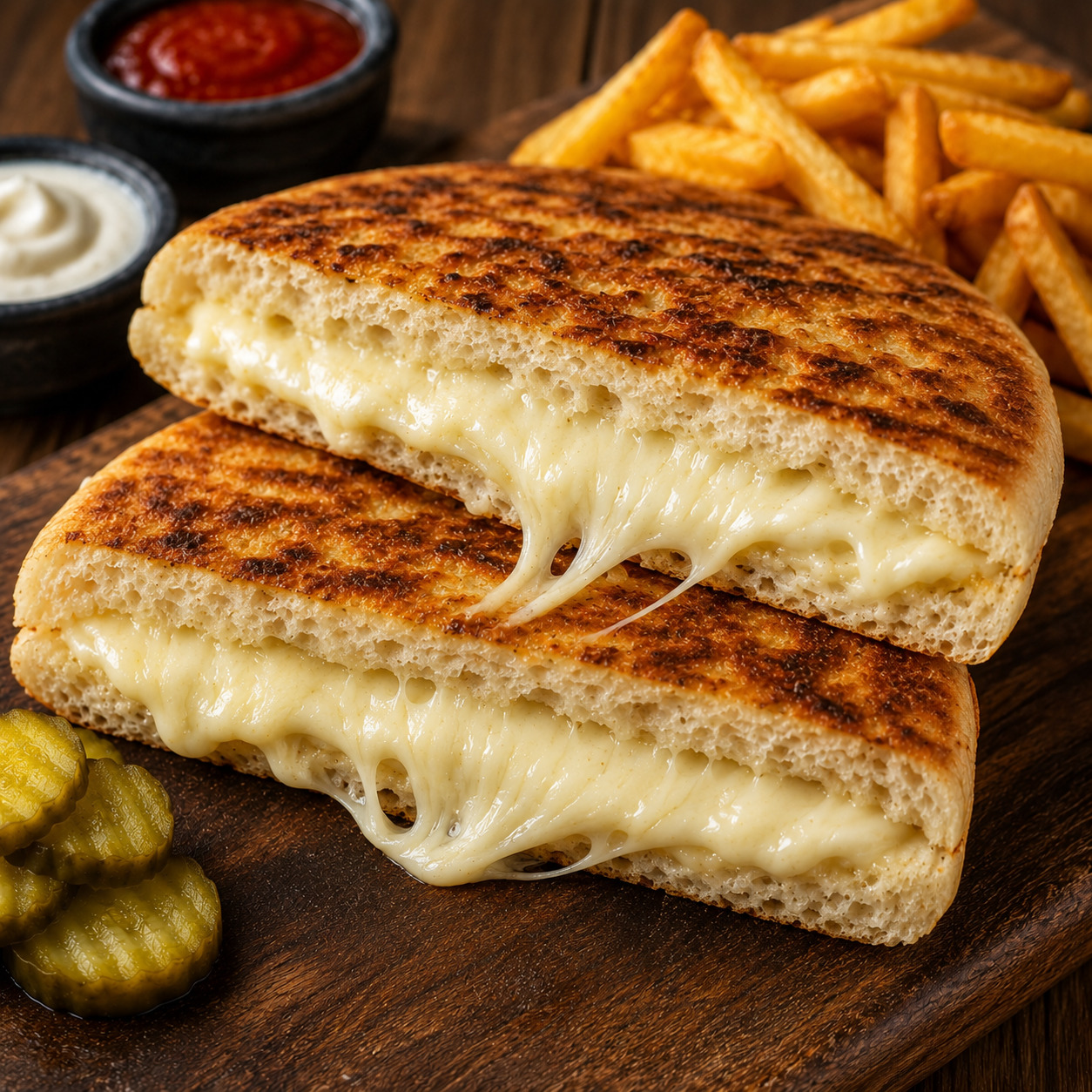 Kaşarlı Bazlama Tost