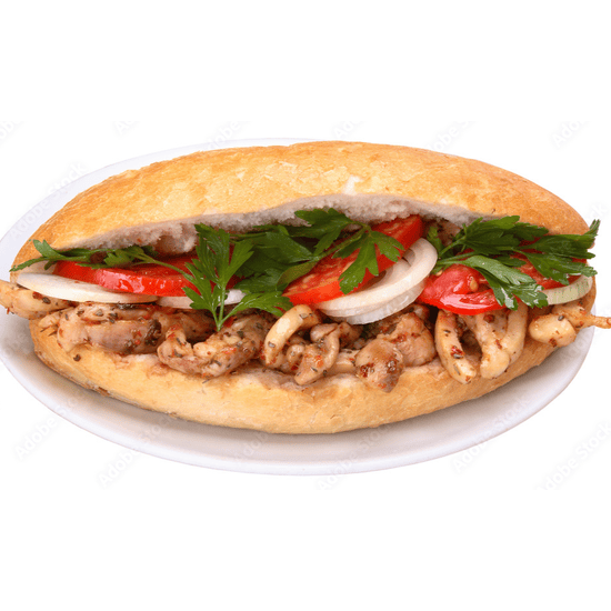 Tam Ekmek Arası Tavuk Şiş