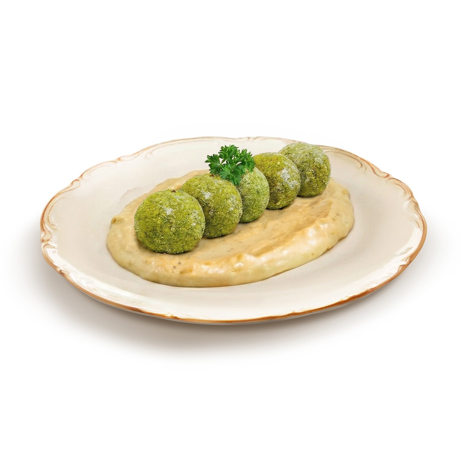 Beğendi Yatağında Sebzeli Falafel