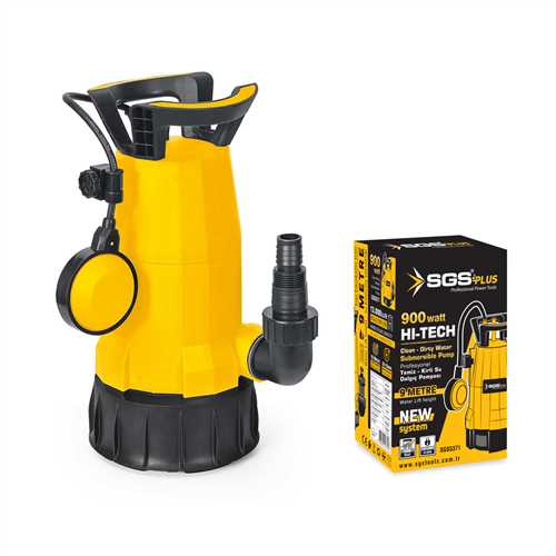 TEMİZ-KİRLİ SU DALGIÇ POMPASI 900 WATT