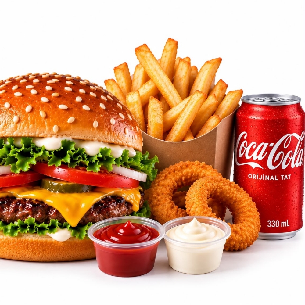 Cheeseburger Menü