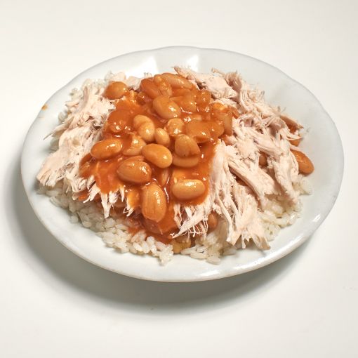 Tavuklu Pilav Üstü Kuru Fasulye